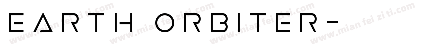 Earth Orbiter字体转换